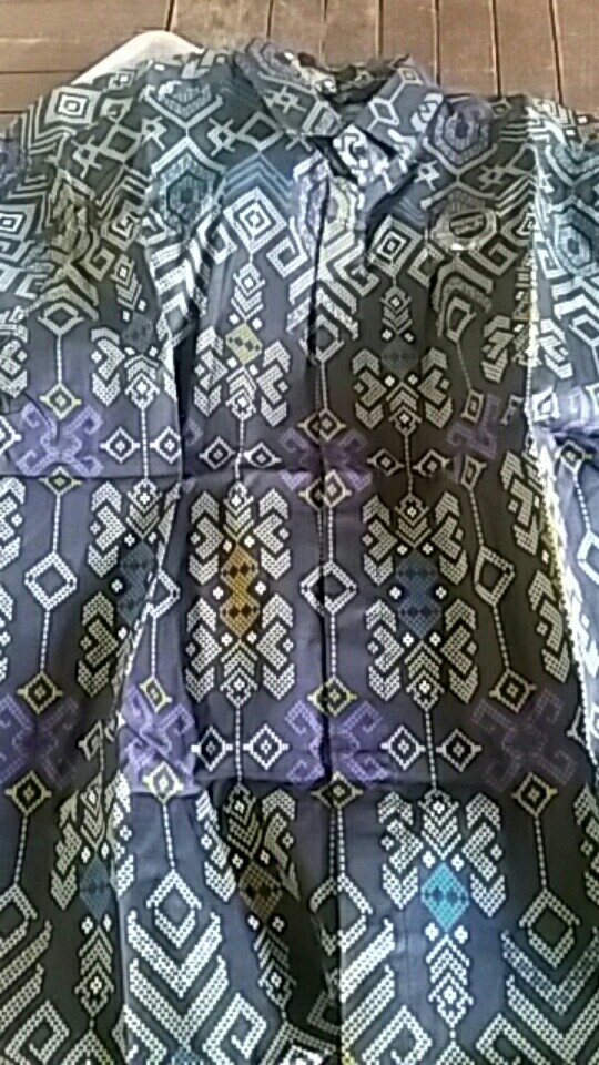 Bswart Batik Hrb026 Kenongo Hem Pendek Padi Pekalongan M L Xl Batik Pria Murah Modern Grosir Batik