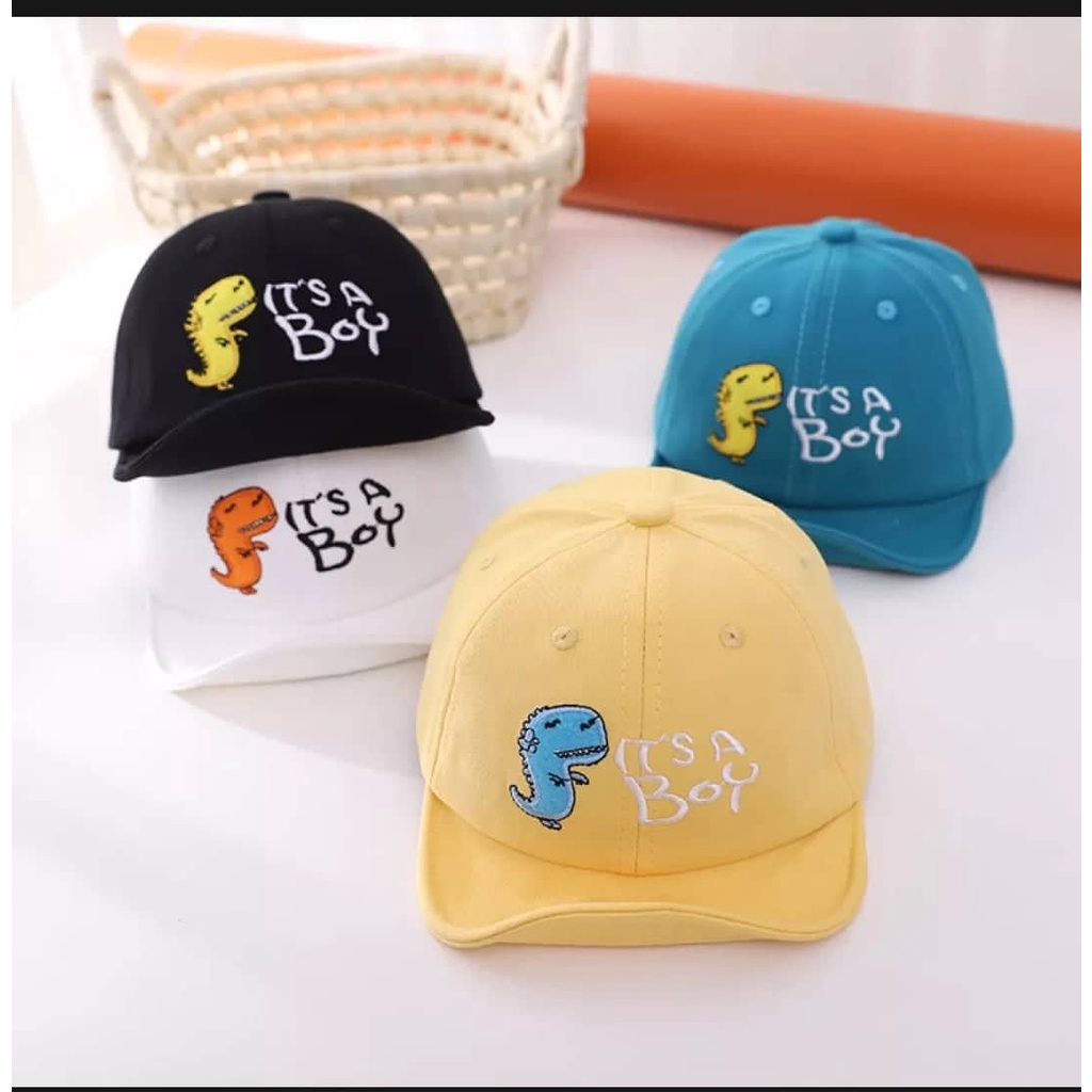 Jual topi anak it's a boytopi anak karakter terbarutopi anak kekinian