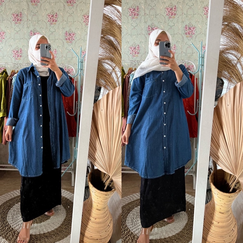 Tunik jeans import