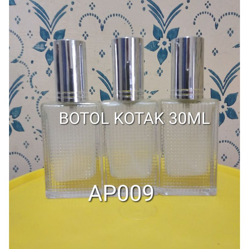 Botol kotak polos 30 ml