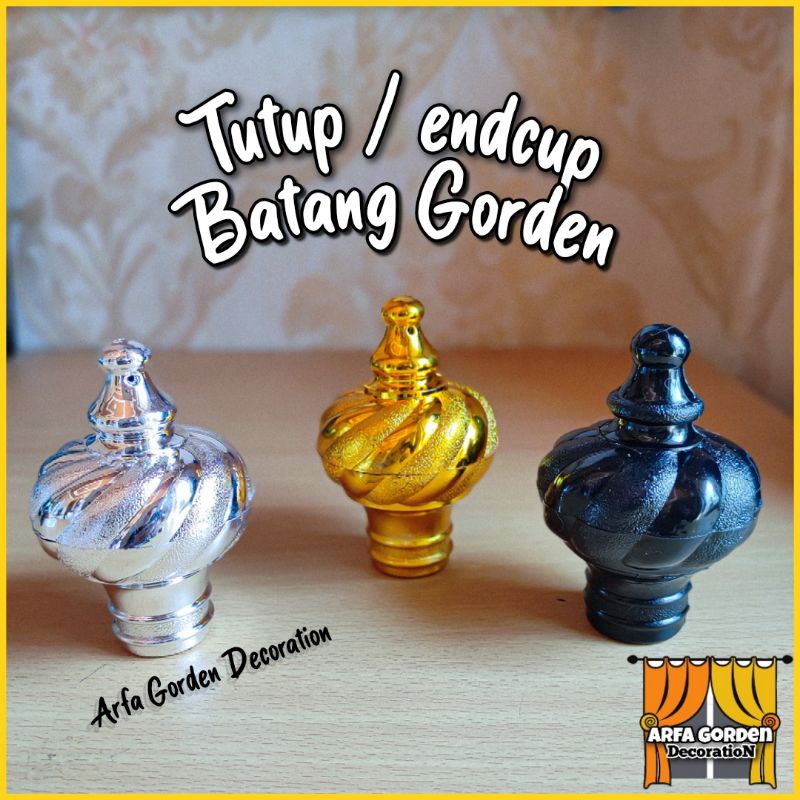 Tutup Rel Gorden /Endcup minimalis