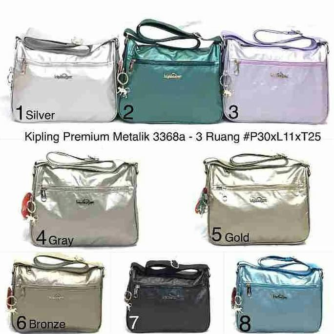 Dapatkan Tas Kipling Selempang Metal Premium Quality Original