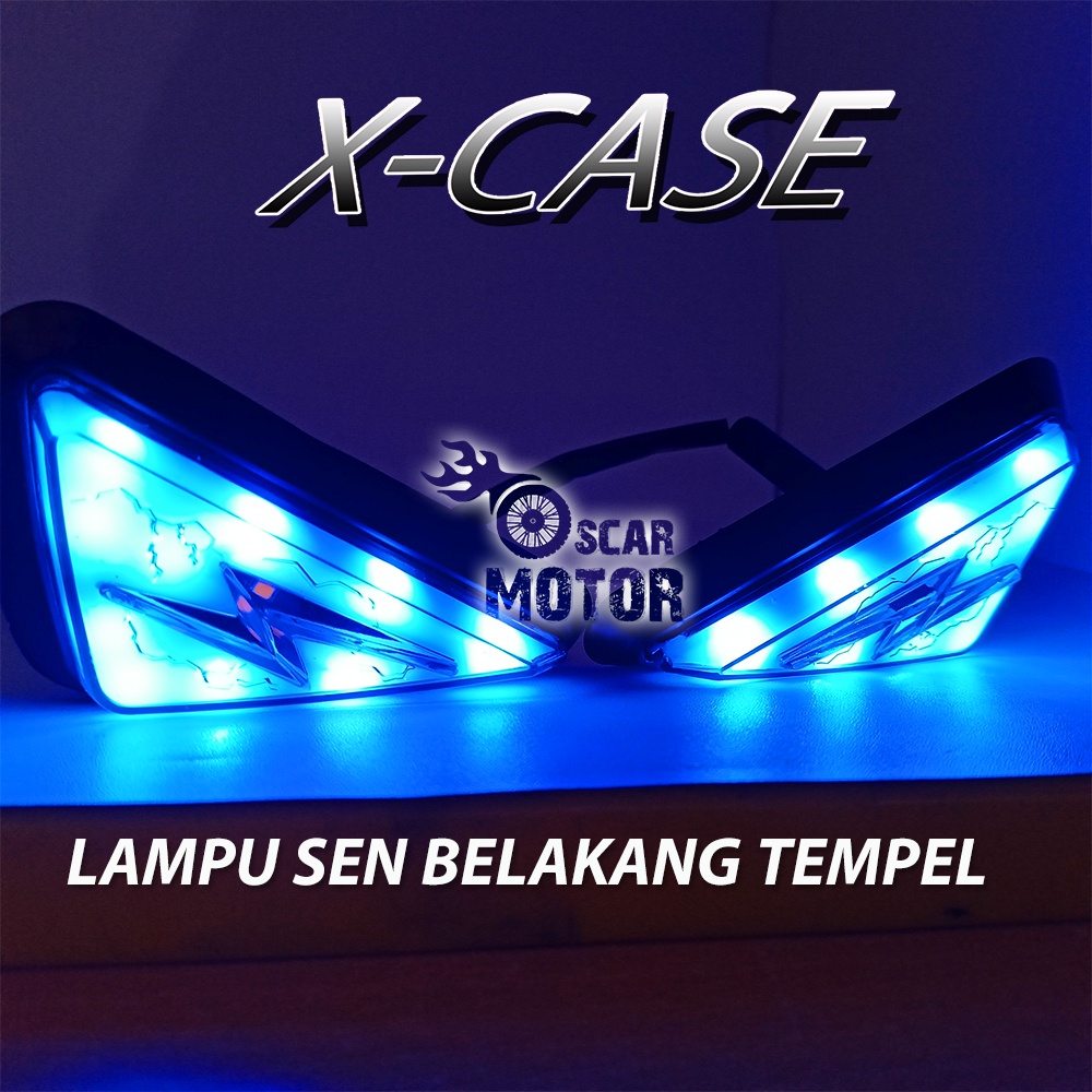 LAMPU SEN TEMPEL 298 NEW SEGI TIGA BARU SEN PAIRING BELAKANG RUNNING motor