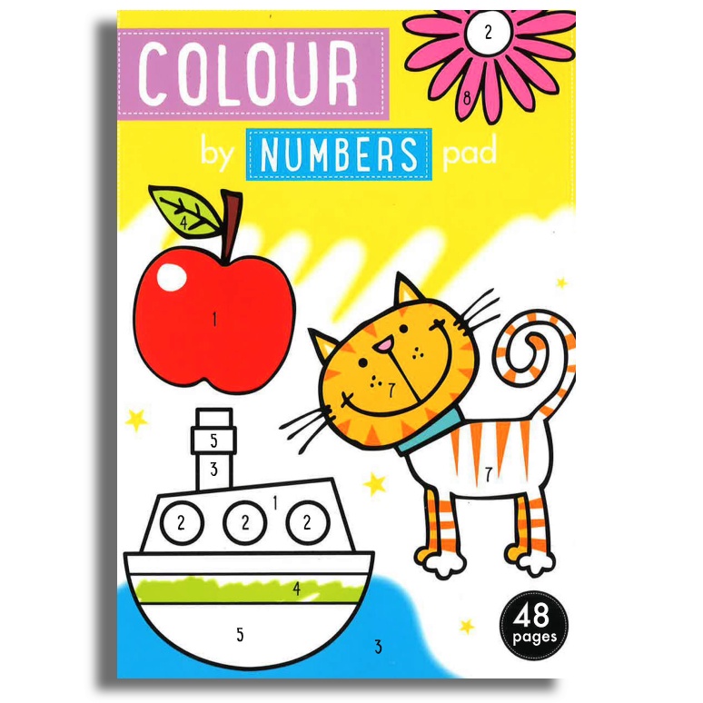 

Color by Numbers Kids Colouring Book