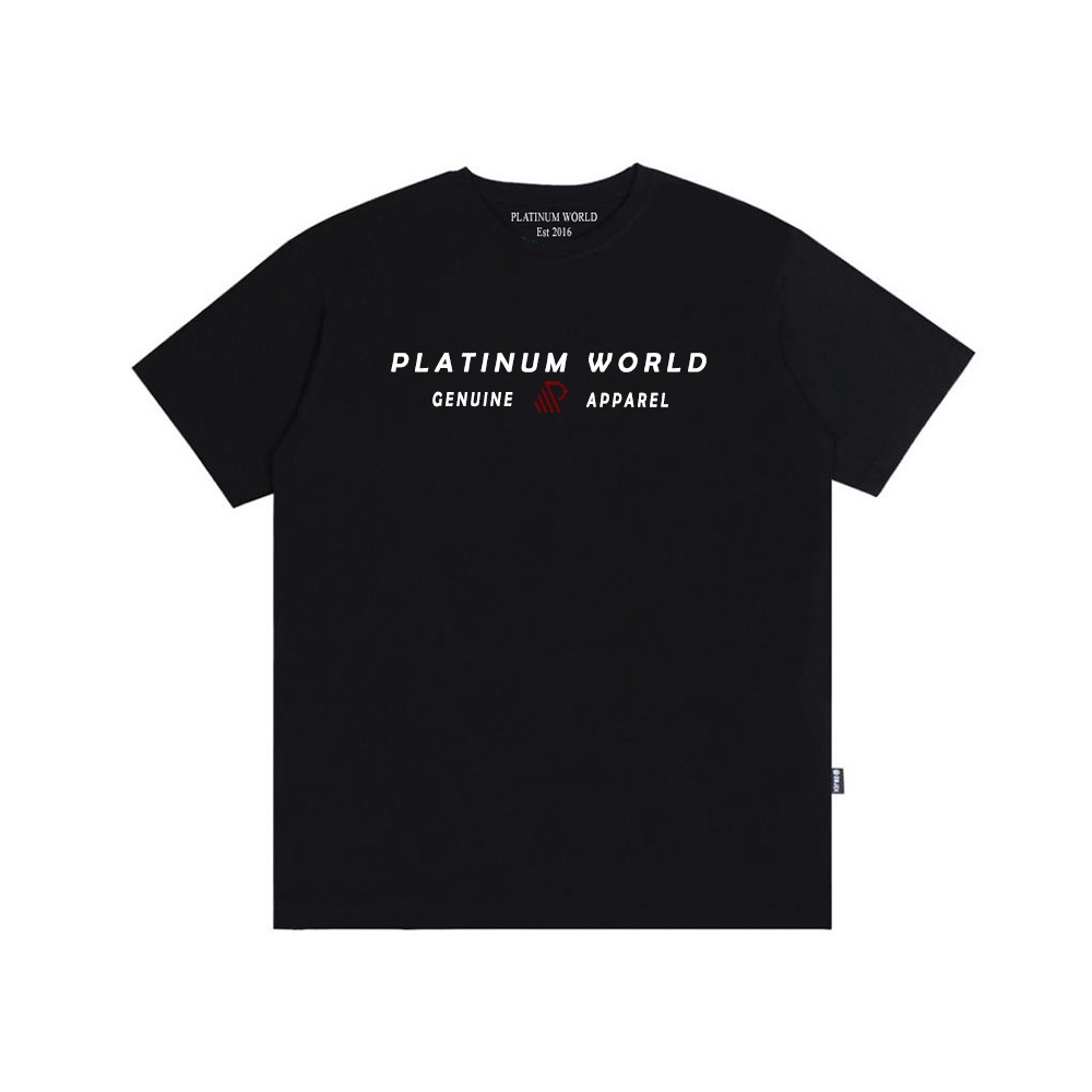 T-shirt Kaos Platinum World Basic Simpel Authentic Quality