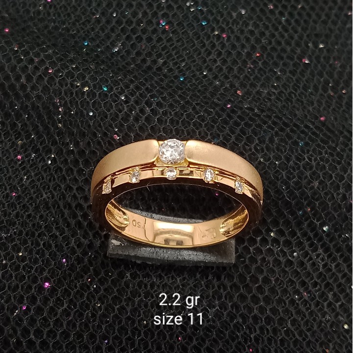 Cincin Emas 17K - 2.2 gr Kadar 750 - 1329