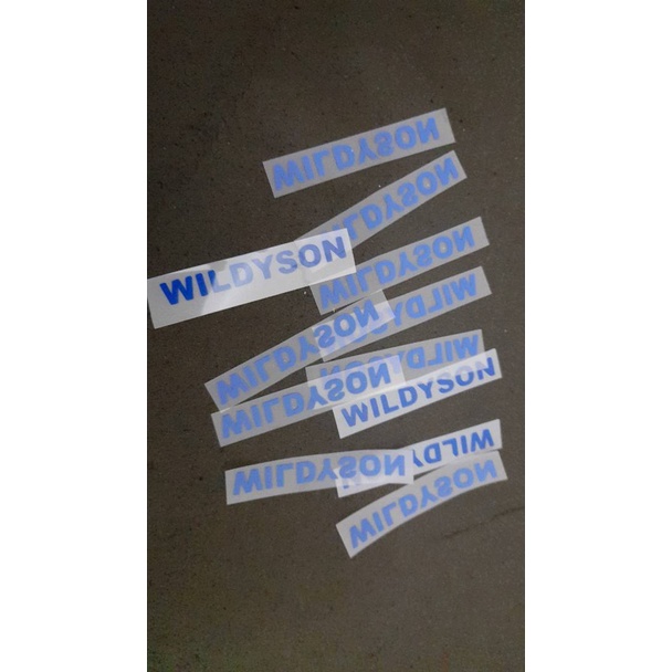 Stiker baju/ Penanda baju (10pcs)