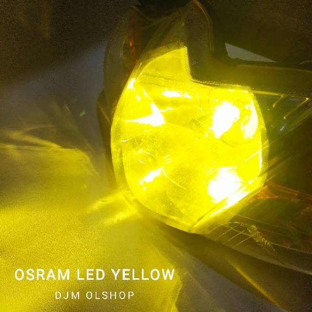 LAMPU DEPAN OSRAM LED YELLOW  VARIO 125 BEAT FI ESP MIO M3