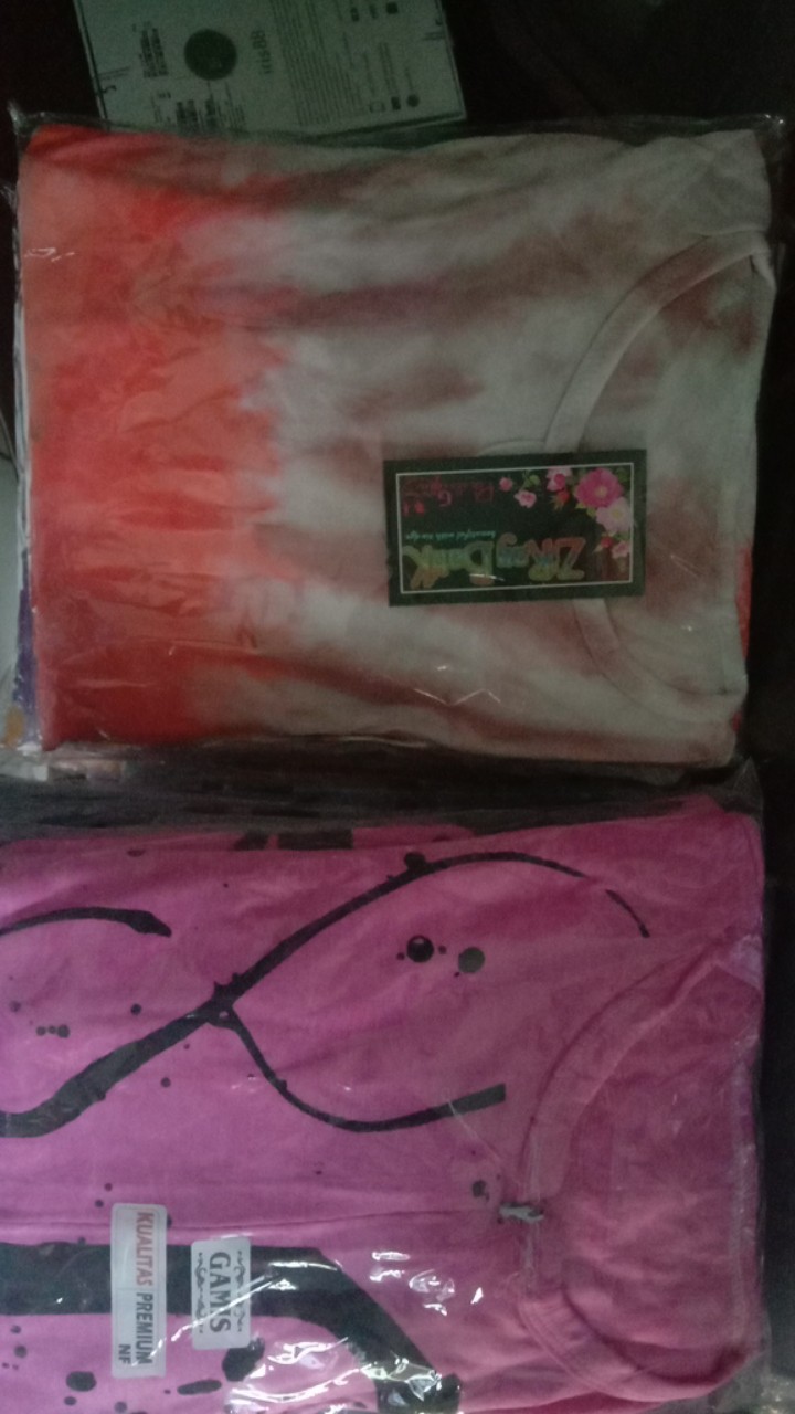 Gamis Kaos Combed Vanilla Jumbo Ori Ziray Batik