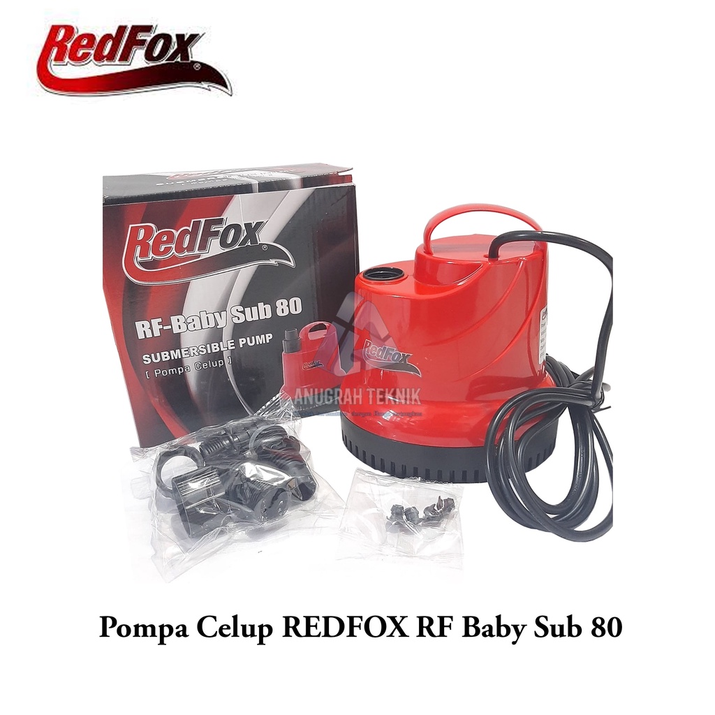 Pompa Celup REDFOX RF Baby Sub 80 / Summersible Pump REDFOX RF 80 / Pompa Kolam Ikan