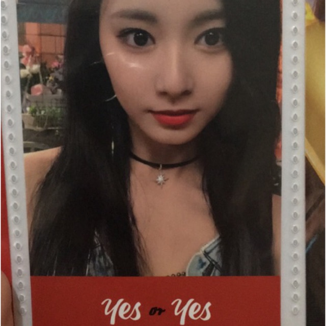 Twice photocard mina tzuyu dahyun sana nayeon tzuyu fancy yes or yes dance the night away