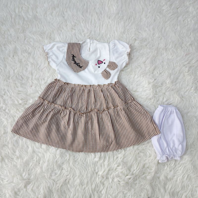 baju bayi perempuan set dress baby girl gav7