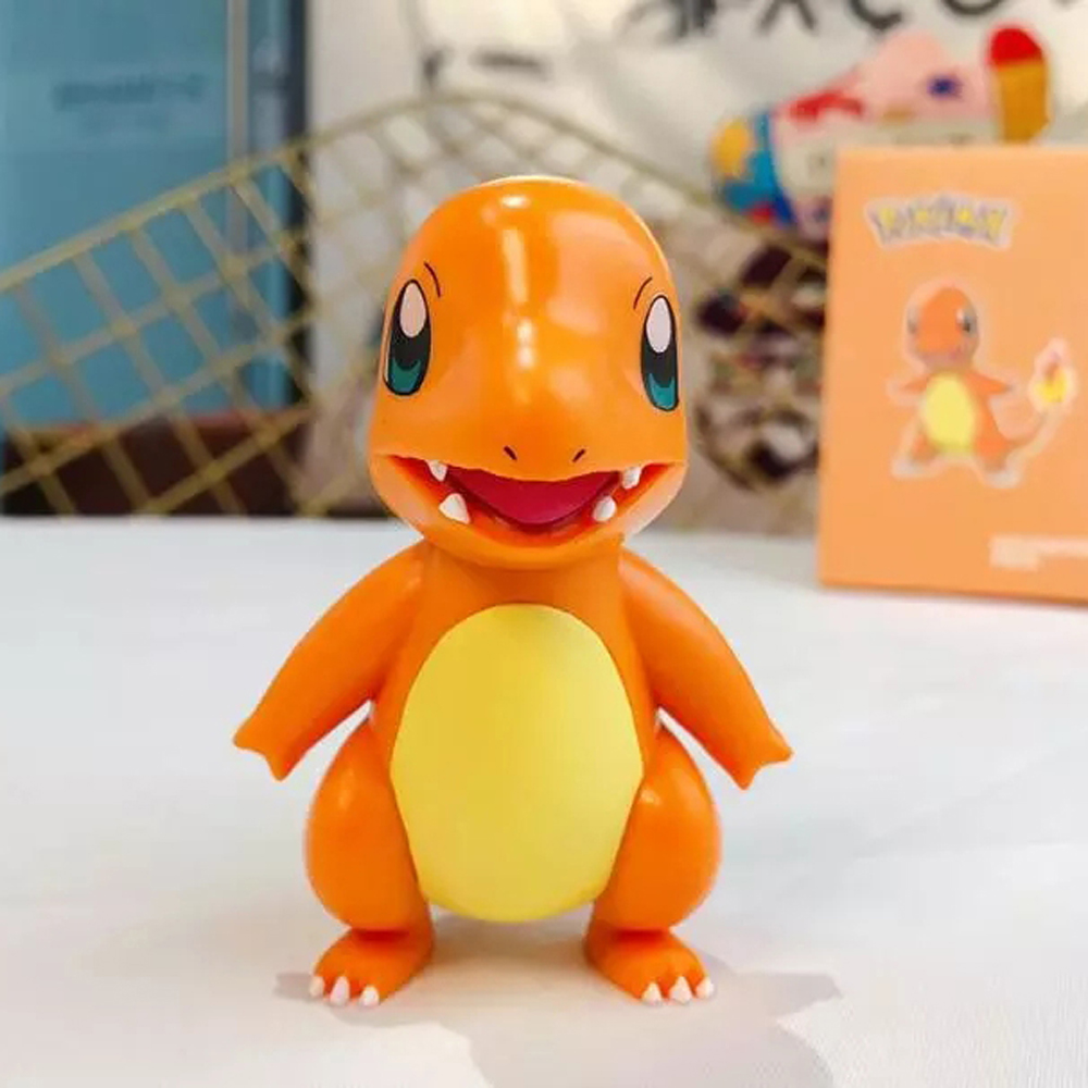 Lanfy Mainan Action Figure Kartun Pikachu Pokemon Charmander Squirtle Purtle Untuk Hadiah Ulang Tahun Anak