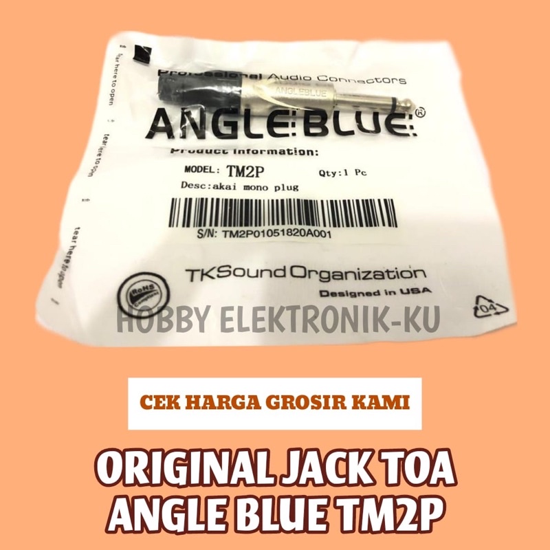 ORIGINAL ANGLE BLUE JACK TOA JEK AKAI TM2P