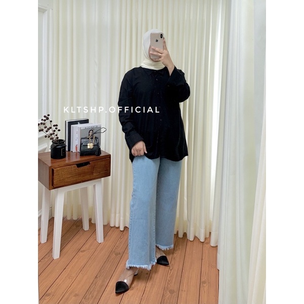 KEMEJA RAYON POLOS