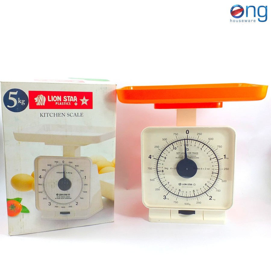 Timbangan Dapur 5 kg Lion Star KS 3 Kitchen Scale Kue Kopi Susu KS3