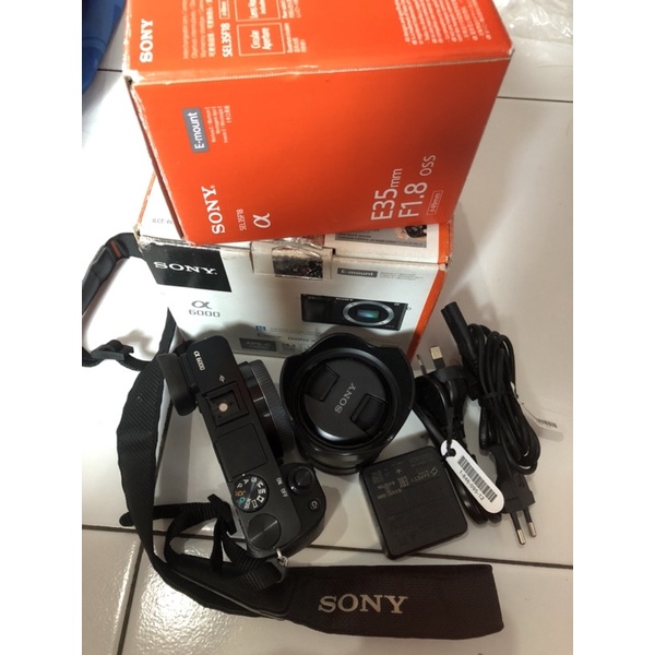 Sony a6000 + Lensa fix 35mm F1.8 Oss