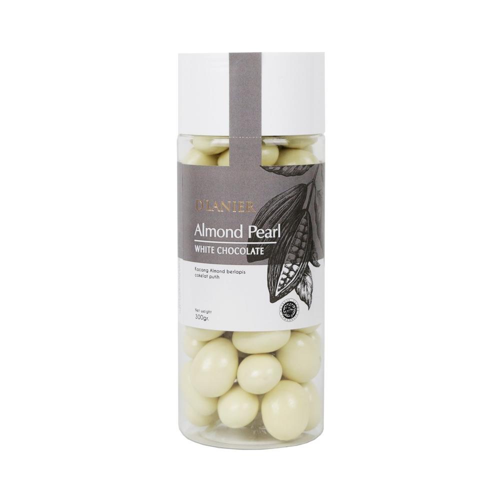 

[PROMO MCL87] D'Lanier Almond Pearl with White Chocolate - 300 Gr (Large Jar) Stock Banyak