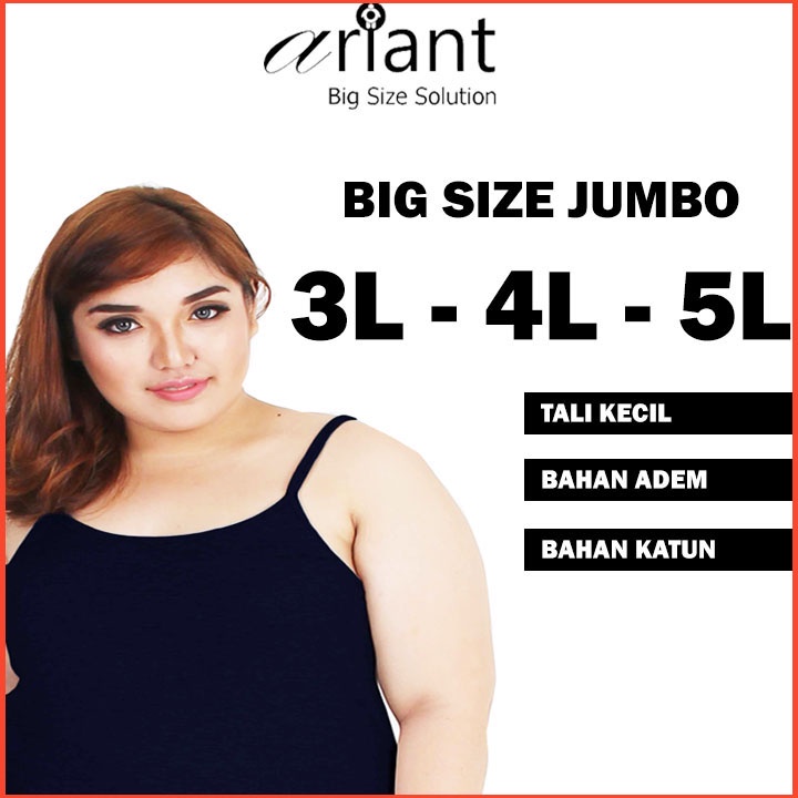 Tank top Wanita Tengtop JUMBO Tangtop Big size Tali Kecil