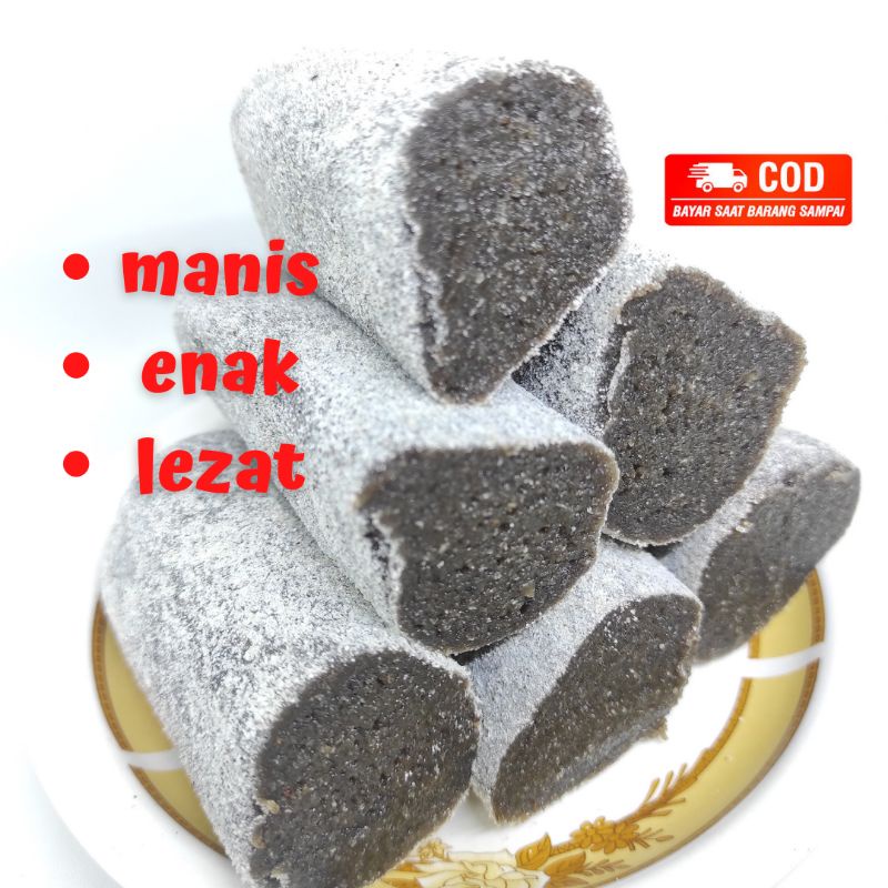 LADU KETAN HITAM 250 gram/ KUE LADU / LADU KETAN ASLI / LADU NSFOOD / MAKANAN KHAS OLEH OLEH BANDUNG