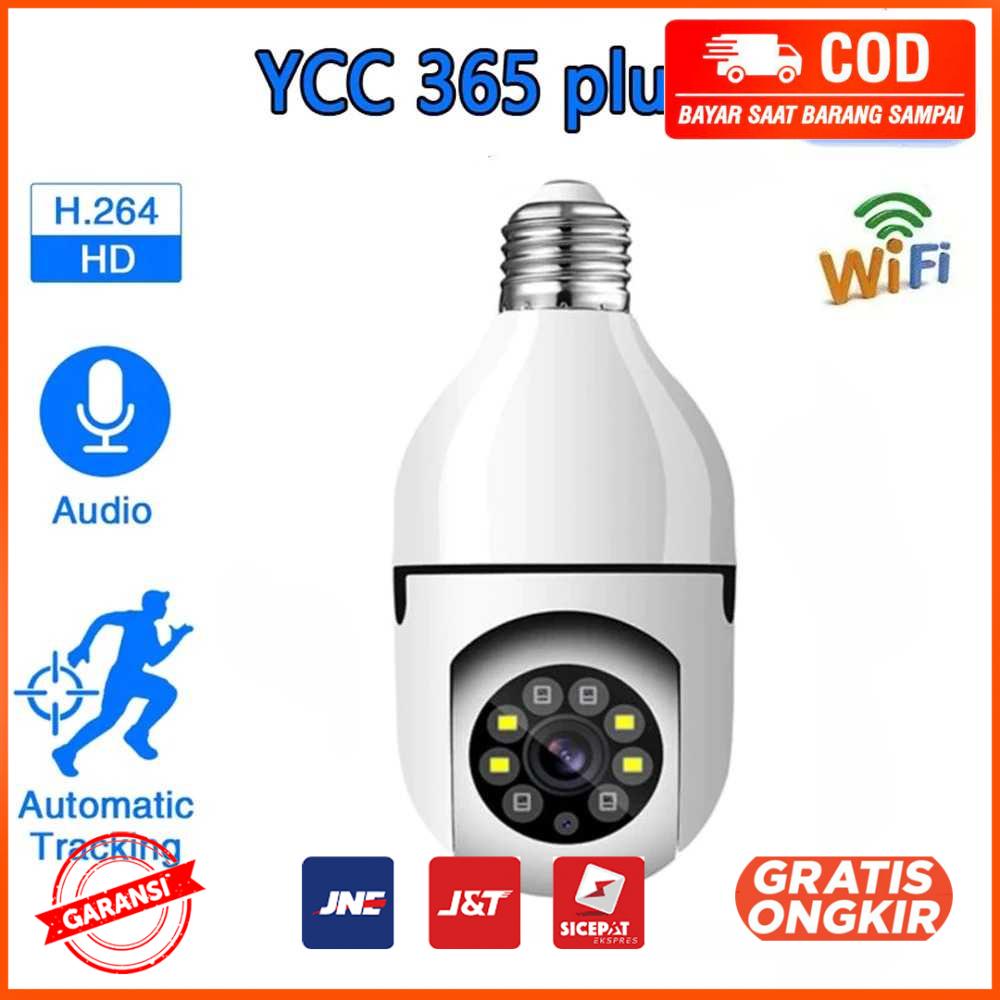 CCTV WiFi IP Camera Auto Tracking Dual Light E27 2MP HTN9348