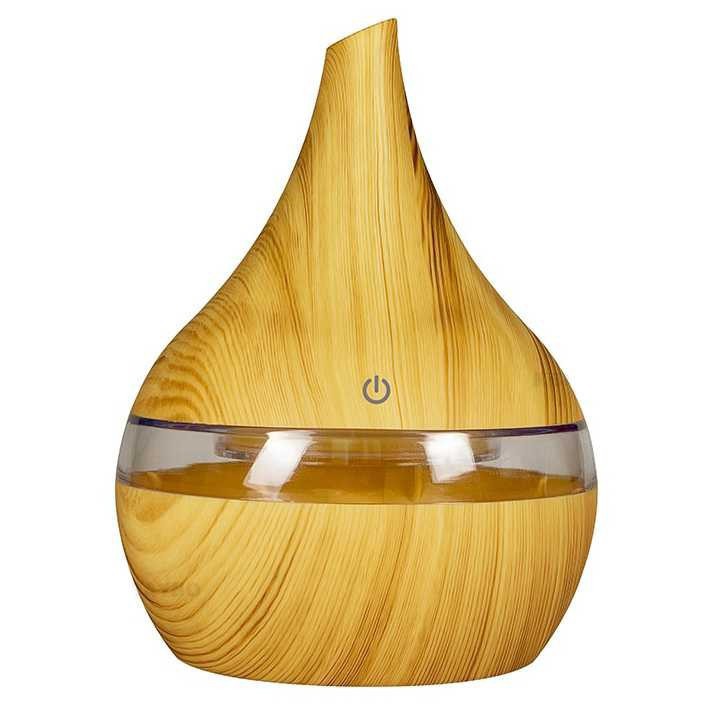 KBAYBO Ultrasonic Air Humidifier Aromatherapy Wood Grain 300mlYellow KH98 Grab Medan K-H98