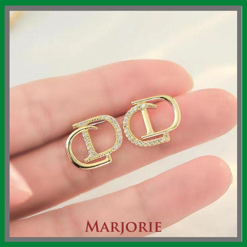 925 Perak Personalised berlian litto anting -anting niche desain anting -anting waktu sederhana-MJD-MJD