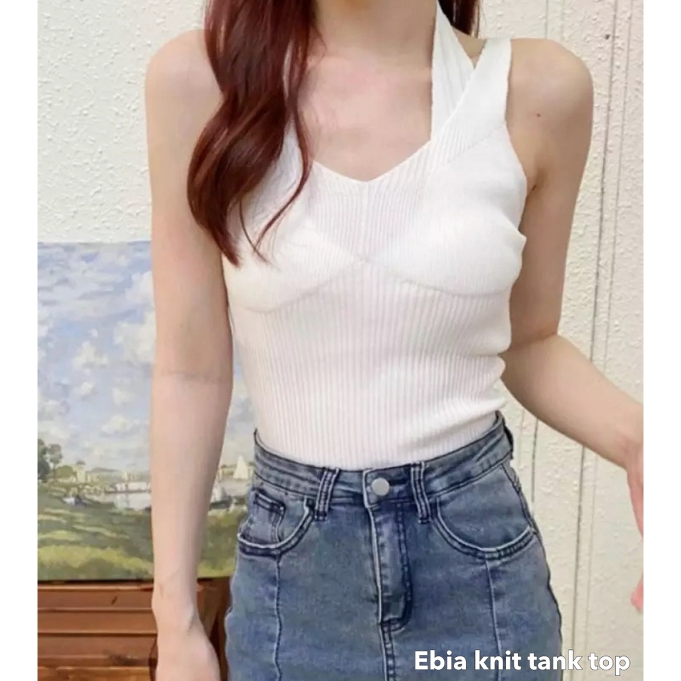 Ebia knit tank top -Thejanclothes