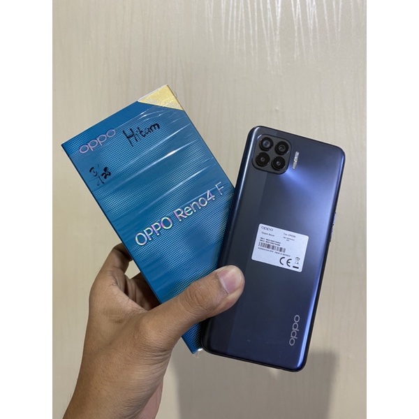 Oppo reno 4f 8+128gb fullset murah (Second)