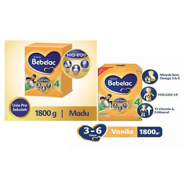 Harga Bebelac 4 Madu 1800gr Terbaik Juli 21 Shopee Indonesia