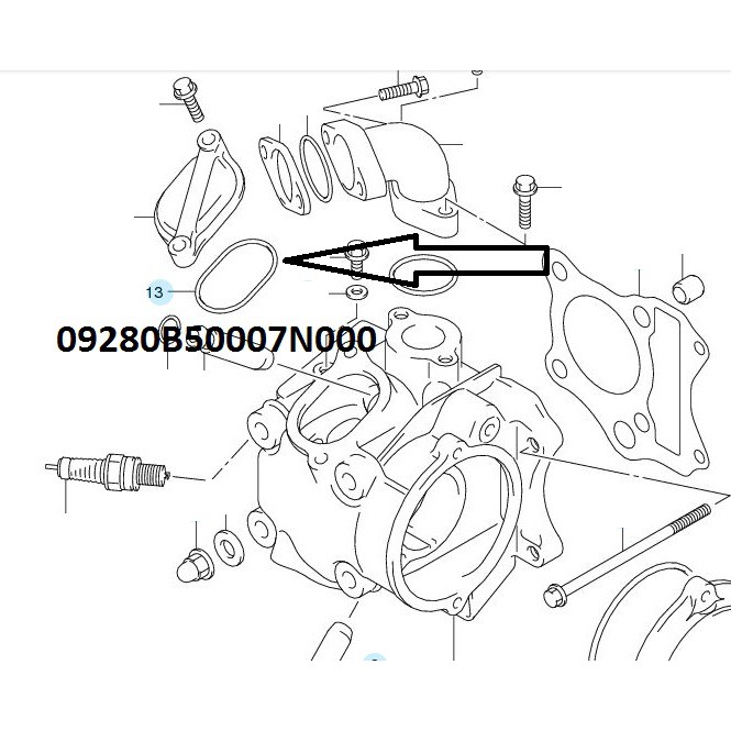 SEAL TUTUP KLEP Shogun FL125 Shogun robot isi 2 pc