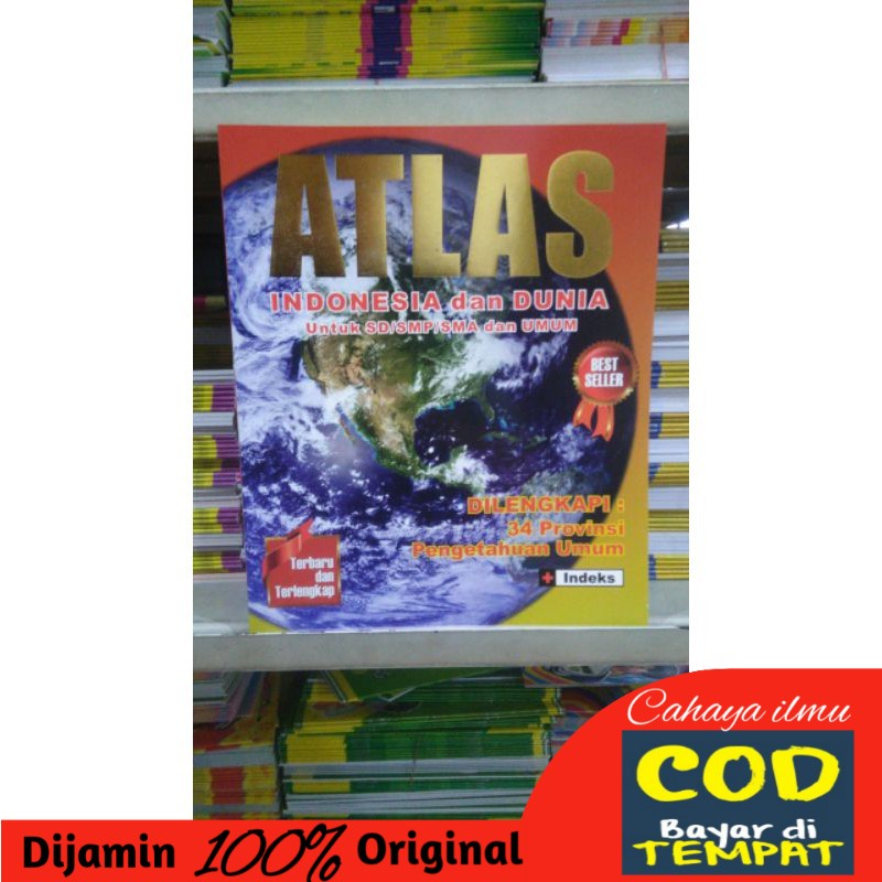 

atlas indonesia dan dunia lengkap 34 propinsi b5