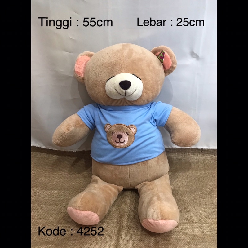 Bear FF T-Shirt Boy & Girl Boneka Lucu Murah Bagus Berkualitas Lembut Halus Soft Toys Mainan Anak An