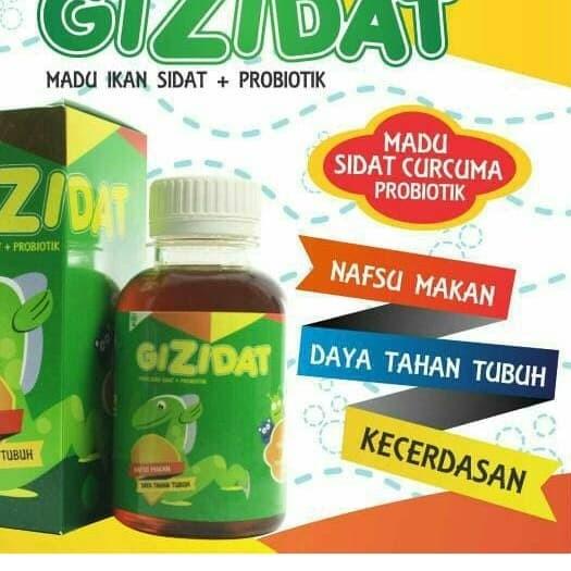 ❅ GIZIDAT anak ikan sidat plus probiotik nafsu makan kecerdasan daya ingat daya tahan tubuh ♦