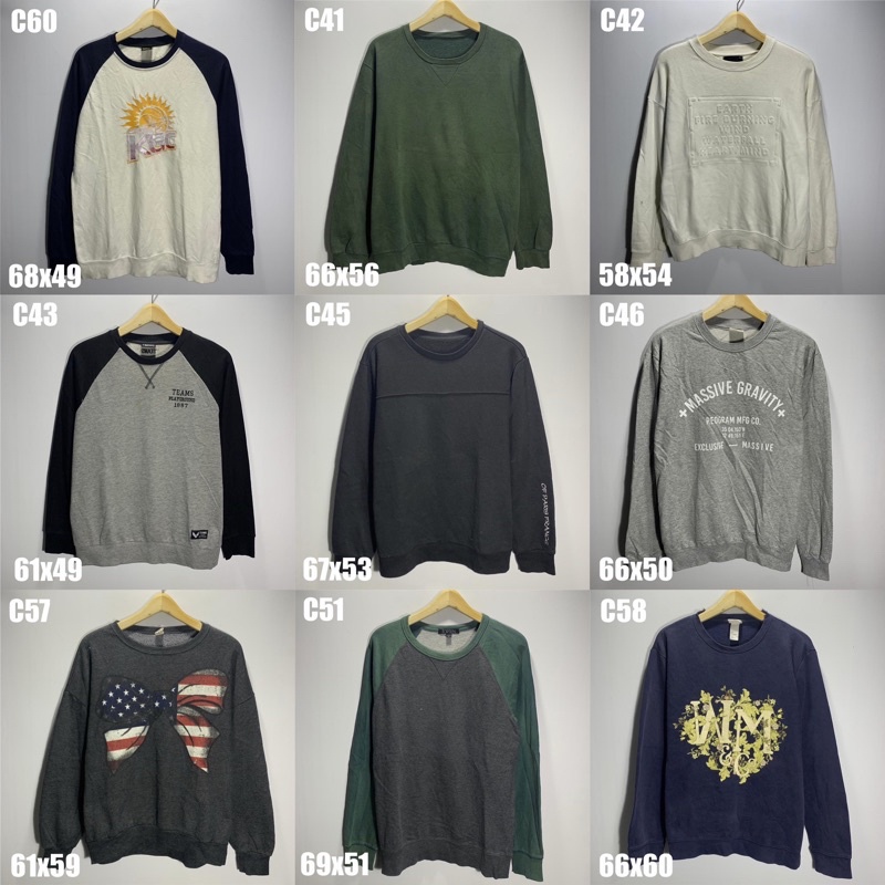 Crewneck  Sweater dan Cardigan Part 3