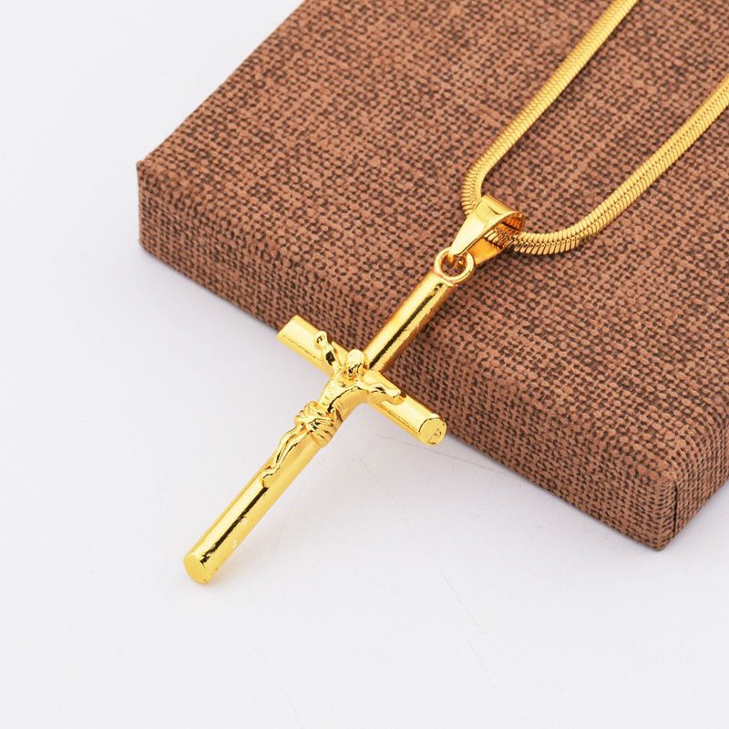 KALUNG EMAS BELUT PIPIH BANDUL SALIB/KALUNG TITANIUM GOLD