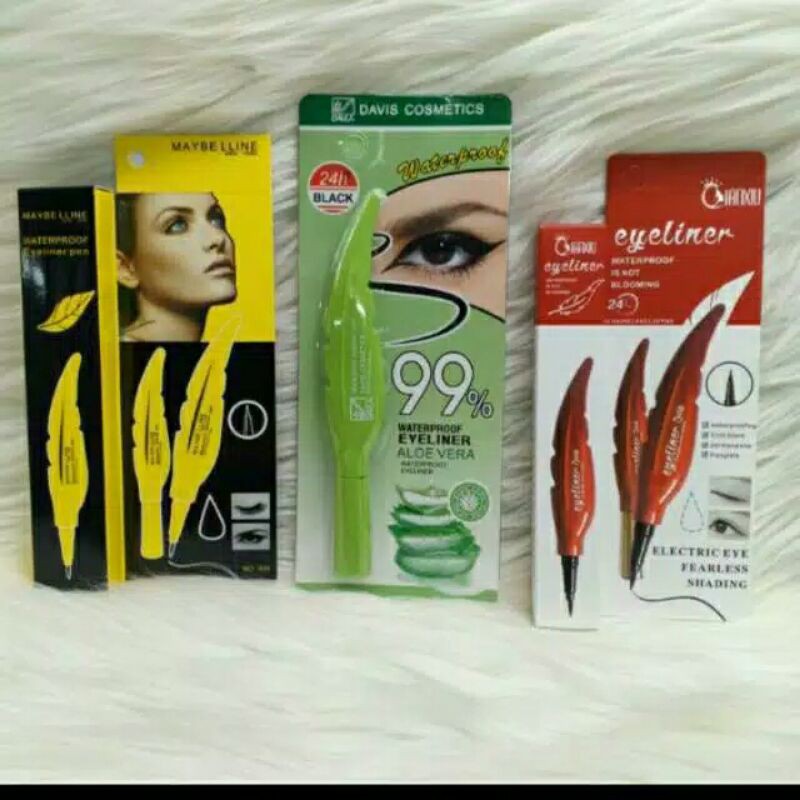 Eyeliner Bulu / Eyeliner daun waterproof