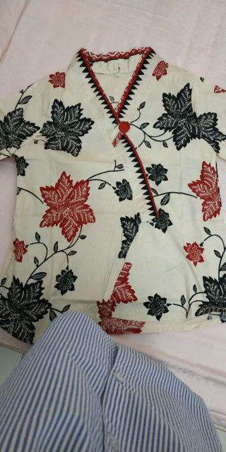 Blouse  267 Awi/kh# Atasan Batik Wanita Bahan Katun Stretch