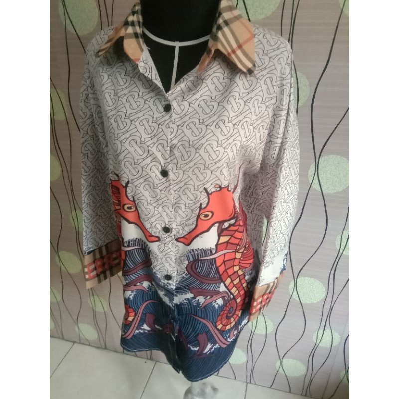 kemeja burberry nagita kemeja wanita