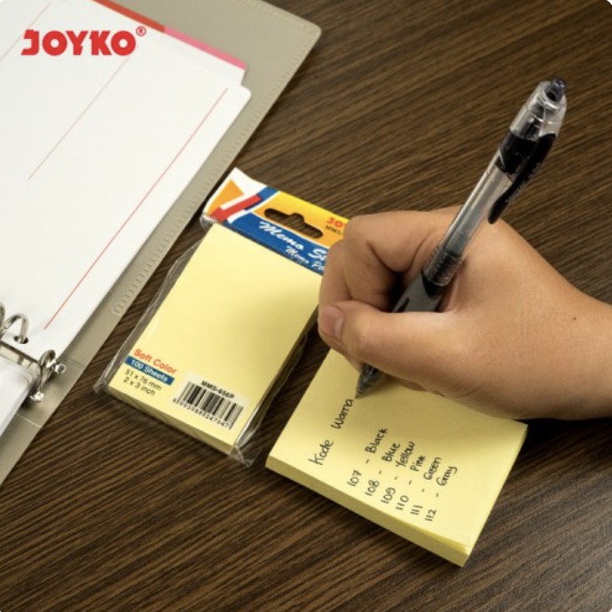 Memo Stick / Sticky Note / Kertas Memo / Memo Tempel Joyko MMS-656P-3