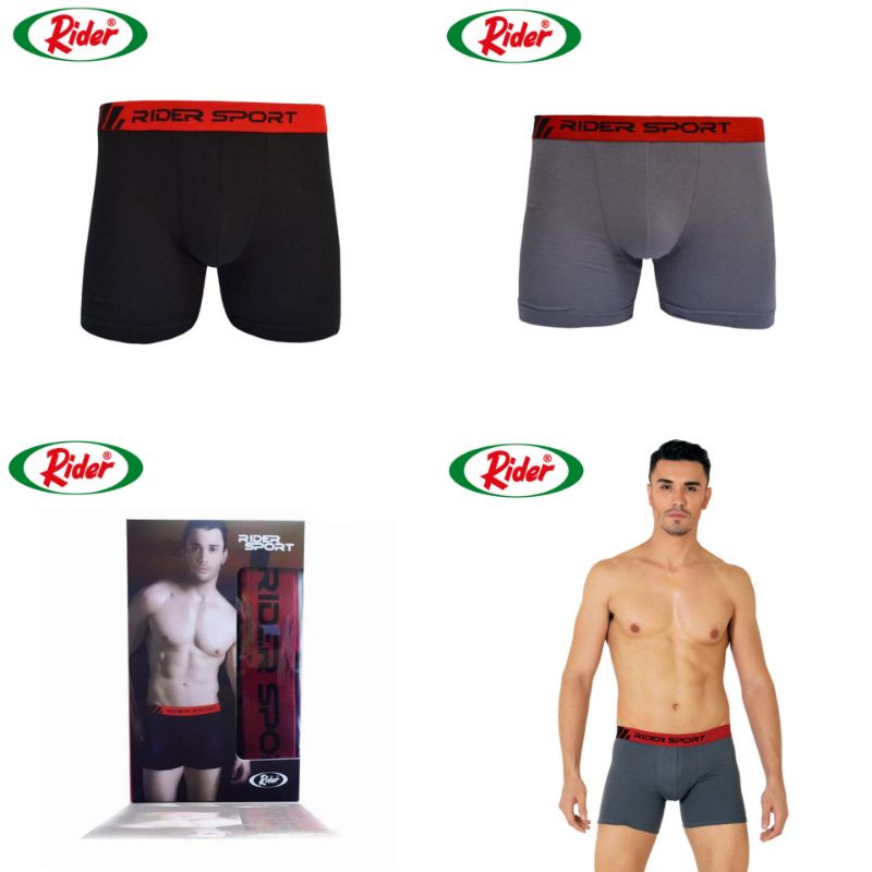 Celana Dalam Pria Rider Boxer Sport R763B (isi 1)