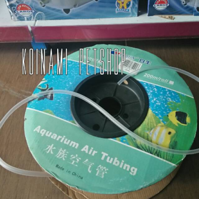 RESUN SELANG @ 1 meter / selang gelembung aqua scape aquarium / airator udara oxigen ikan koi