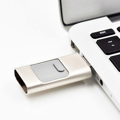 [Ready Stock]3 in 1 Memory Stick Flash Drive USB i-Flash OTG Metal untuk Android / iPhone / iPad / PC