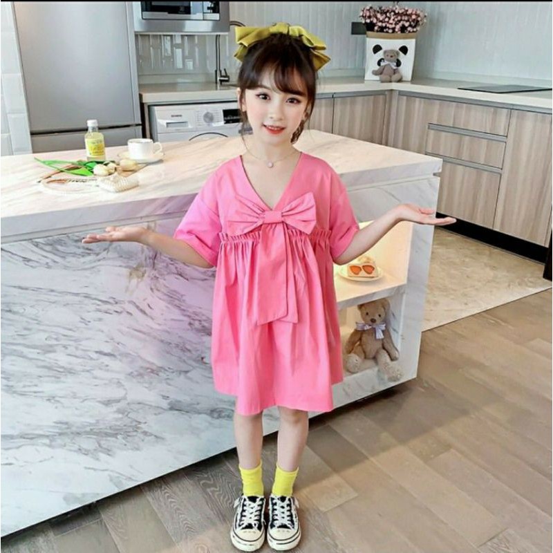 dress anak betty boop import
