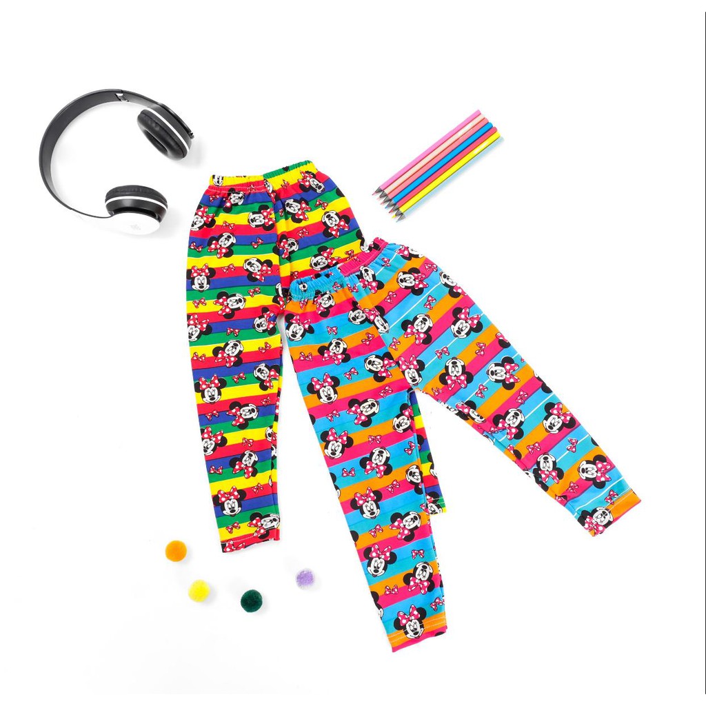 Owlet - legging anak motif Rainbow (0-5 tahun)