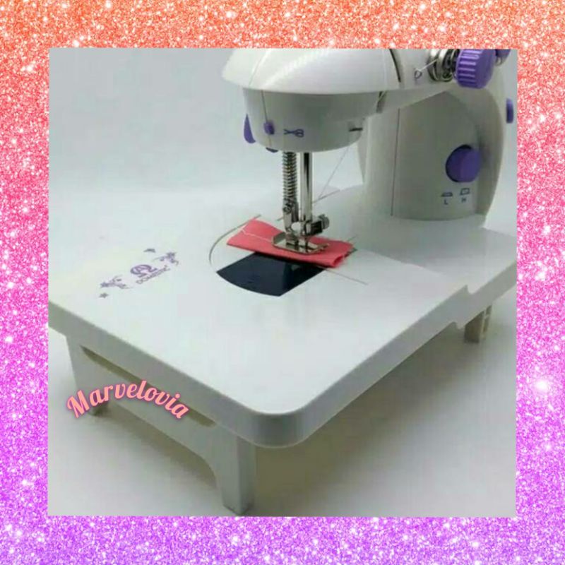 (1.2kg) MESIN JAHIT PORTABLE 202 + LAMPU / MINI SEWING MACHINE