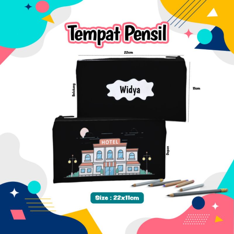 

Tempat Pensil Costum/Free Design
