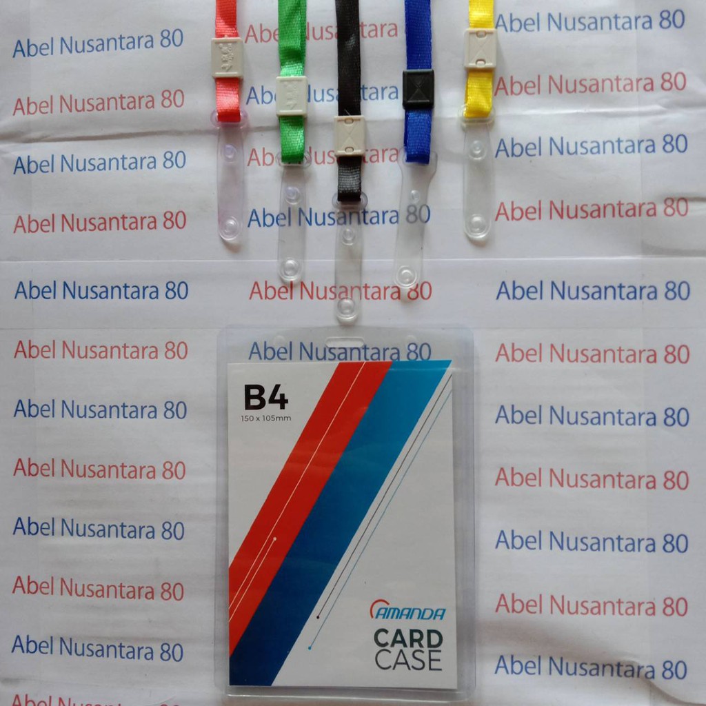

Paket Card Case B4 dengan Tali Impor Kait Karet 1cm