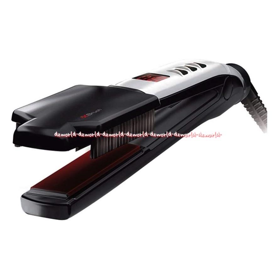 Valera Swissx 309344 Brush and Shine Alat Catok Rambut Dengan Sisir Straightener Comb Hair Catokan Vallera Valerra