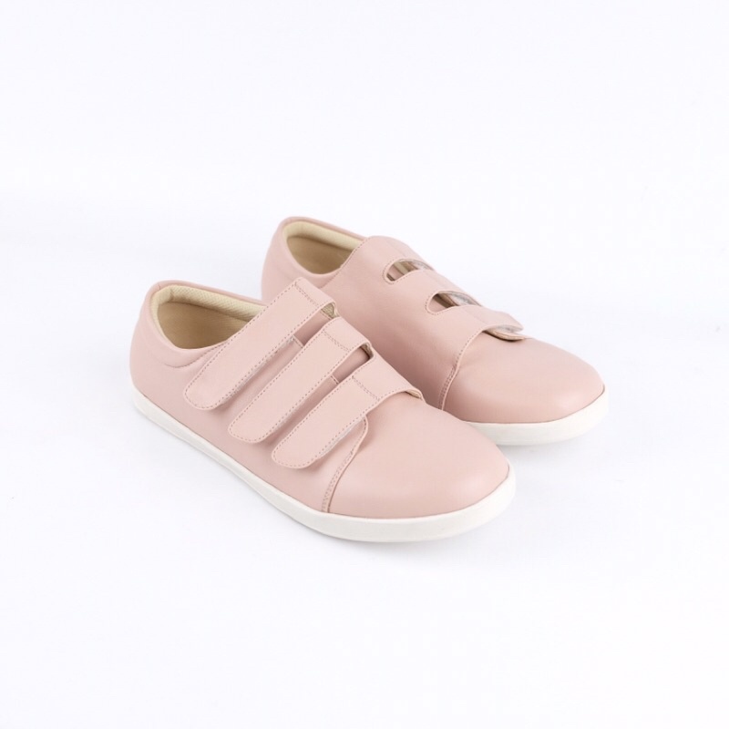 [SIAP KIRIM] BRShoes74 Pink Sepatu Sneaker Olahraga Casual Wanita